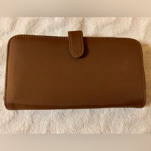 Brown nylon wallet